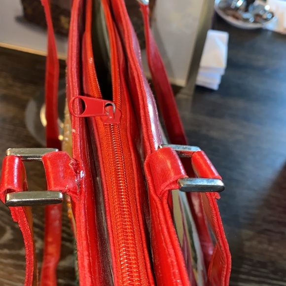 Boutique yellow canvas parrot sequins tote bag. GUC - Picture 8 of 8